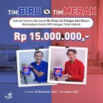 Lomba Foto No Drop Merah Biru Berhadiah Saldo OVO Total 15 Juta