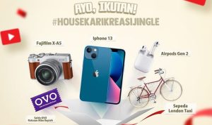 Total Hadiah Lomba House Kreasi Jingle Berhadiah iPhone 13, Fujifilm X-A5, dll