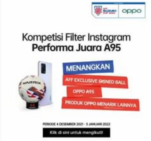 Lomba IG Filter Performa Juara A95 Berhadiah HP, Oppo Enco & Bola
