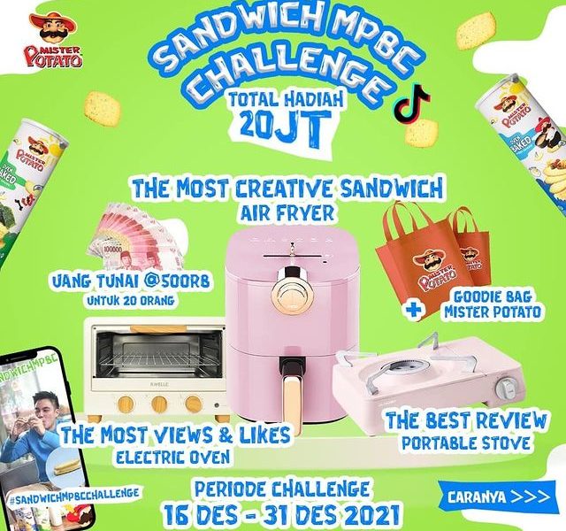 Lomba Kreasi Sandwich MPBC Berhadiah Total 20 Juta Rupiah Lho!
