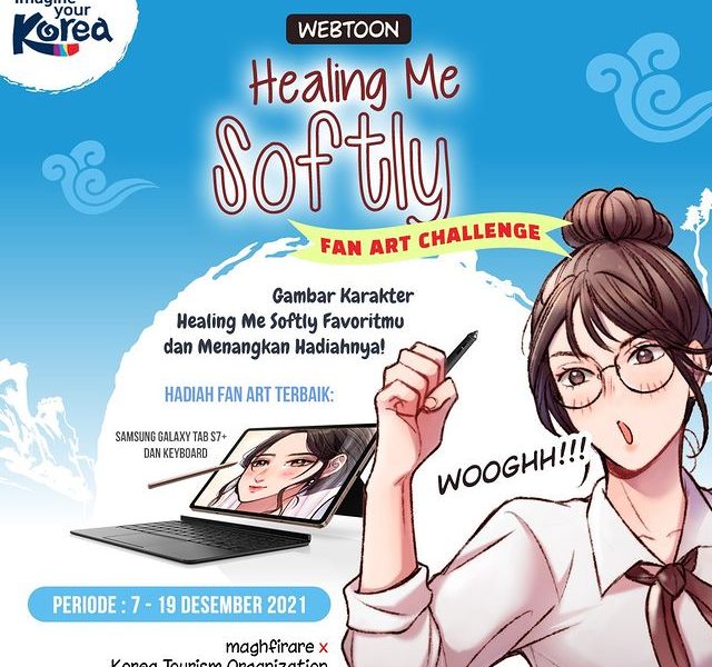 Lomba Menggambar Healing Me Softly Berhadiah SAMSUNG TAB S7+