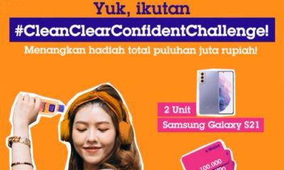 Lomba TikTok Clean Clear Confident Berhadiah 2 SAMSUNG S21