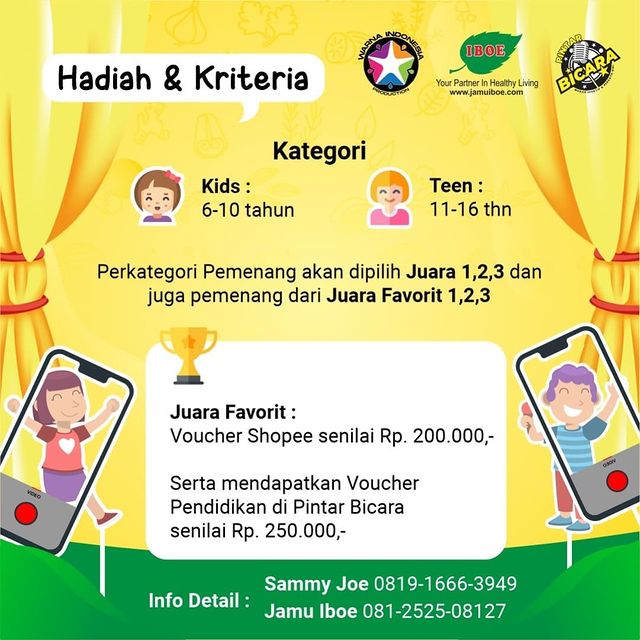 Lomba Video Iboeku Sayang Berhadiah Uang & Voucher Jutaan Rupiah (2)