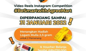 Lomba Video Reels Agree Berhadiah Logam Mulia & Voucher Total 10 Juta