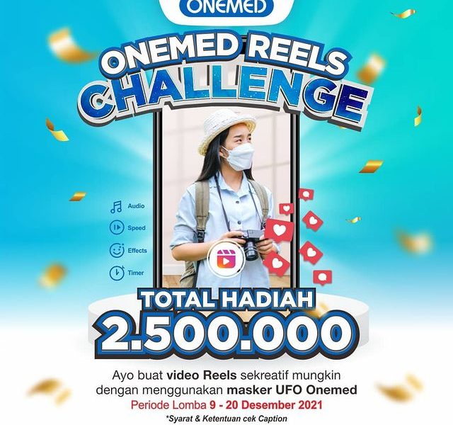 Lomba Video Reels Onemed UFO Berhadiah Total 2.5 Juta Rupiah