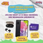 Lomba Video Reels Share Your Skill Berhadiah SAMSUNG A03S, dll Diperpanjang