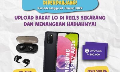 Lomba Video Reels Share Your Skill Berhadiah SAMSUNG A03S, dll Diperpanjang