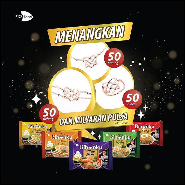 Promo Bihunku Ikatan Cinta Hadiah Perhiasan Emas & Pulsa