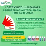 Promo Lotte Xylitol x Alfamart Berhadiah Total Hingga 80 Juta