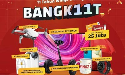 Promo Undian Wingz O Wingz Berhadiah Smart TV, Drone, Emas, dll