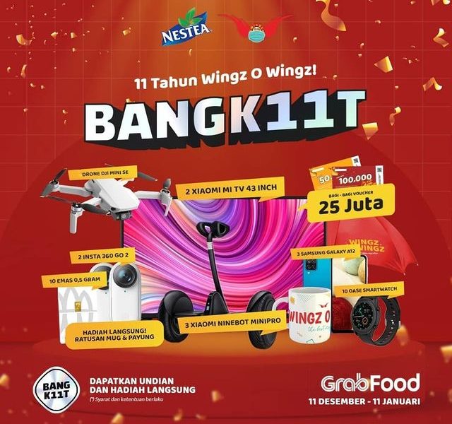 Promo Undian Wingz O Wingz Berhadiah Smart TV, Drone, Emas, dll