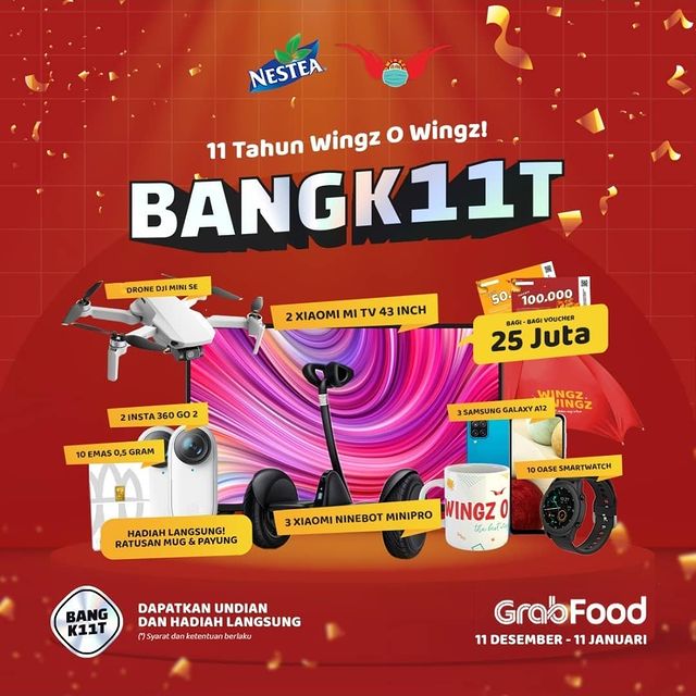 Promo Undian Wingz O Wingz Berhadiah Smart TV, Drone, Emas, dll