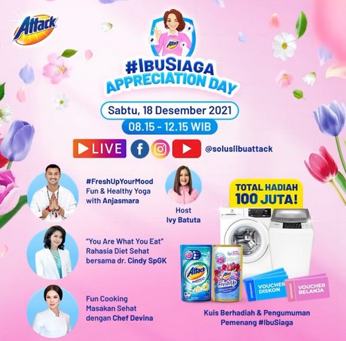 Tonton Live Ibu Siaga Appreciation Day Ada Total Hadiah 100 Juta Lho!