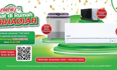 Undian Anlene Sehat di Rumah Berhadiah 30 Microwave, 22 AC, dll