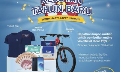 Undian Kejutan Tahun Baru Kiip Berhadiah Sepeda MTB, HP, Saldo, dll