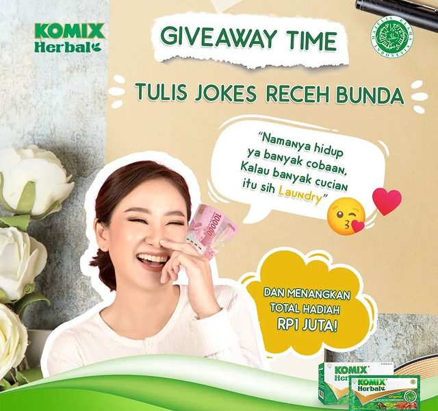 Giveaway Jokes Receh Bunda Total Hadiah 1 Juta Rupiah