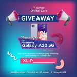 Giveaway XL Axiata Digital Care Berhadiah SAMSUNG GAlaxy A22 5G