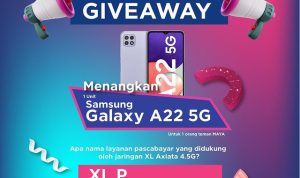 Giveaway XL Axiata Digital Care Berhadiah SAMSUNG GAlaxy A22 5G