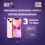 Kreasikan Ungkapan Hatimu Berhadiah 3 iPhone 13 Mini, Voucher 50 Juta, dll