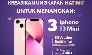 Kreasikan Ungkapan Hatimu Berhadiah 3 iPhone 13 Mini, Voucher 50 Juta, dll