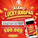 Kuis Asahi Lucky Angpao Berhadiah Uang Total 500.000 IDR