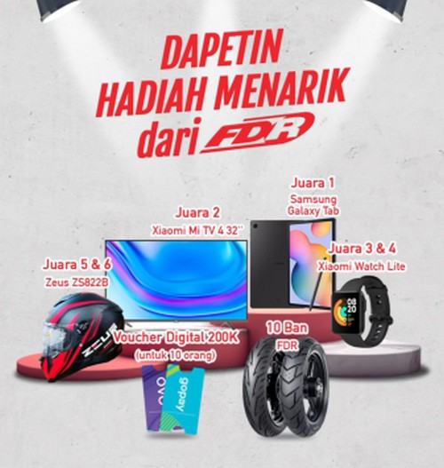 Kuis Duet Video Bonceng Asik FDR Berhadiah Samsung Tab, Mi TV, dll-Thumbnail