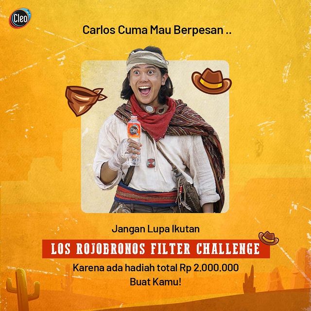 Kuis Filter Cleo Los Rojobronos Berhadiah Total Rp 2.000.000