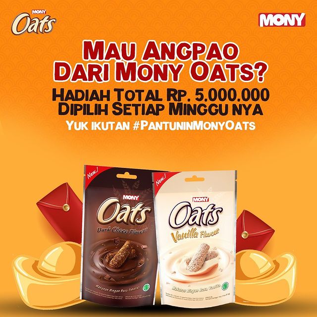 Kuis Pantunin Mony Oats Berhadiah Total 5 Juta Rupiah