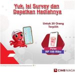 Kuis Survey Mobile Banking Berhadiah Pulsa 100K Untuk 20 Pemenang