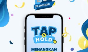 Kuis Tab & Hold CBN 26 Tahun Berhadiah E-Voucher Total 1 Juta
