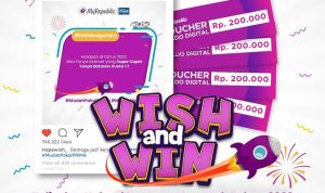 Kuis Wish And Win MyRepublic Berhadiah Saldo Digital Total 3 Juta