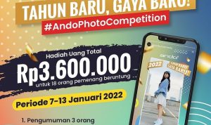 Lomba Foto Ando Tahun Baru, Gaya Baru Berhadiah Uang Total 3.6 Juta