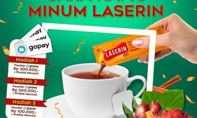 Lomba Foto Cara Kamu Minum Laserin Berhadiah Gopay + Produk