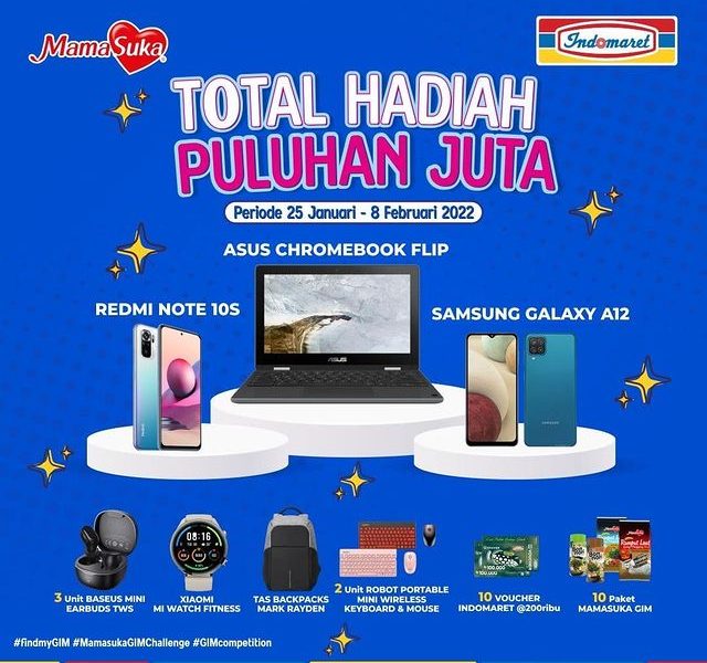 Lomba Foto MamaSuka GIM Berhadiah Laptop ASUS, Mi Note 10, dll