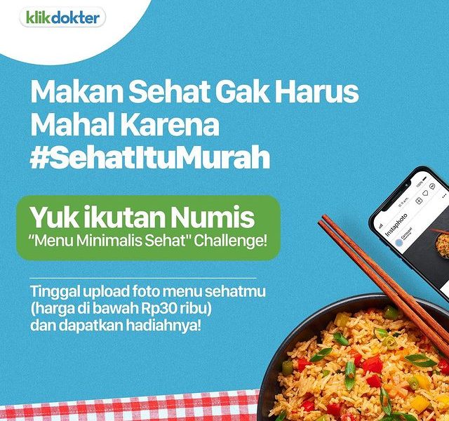 Lomba Foto Sehat Itu Murah Berhadiah E-Wallet Total 1.250.000