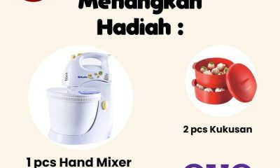 Lomba Kreasi Roti Kukus Berhadiah Mixer, Kukusan & Voucher OVO