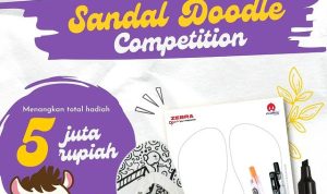 Lomba Menggambar Doodle Sandal Berhadiah Total 5 Juta Rupiah