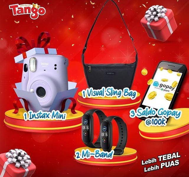 Lomba Reels Sensasi Baru Tango Berhadiah Instax Mini, Mi Band, dll