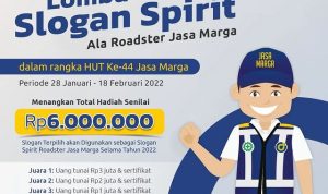 Lomba Slogan Spirit Roadster Jasa Marga Berhadiah Total 6 Juta