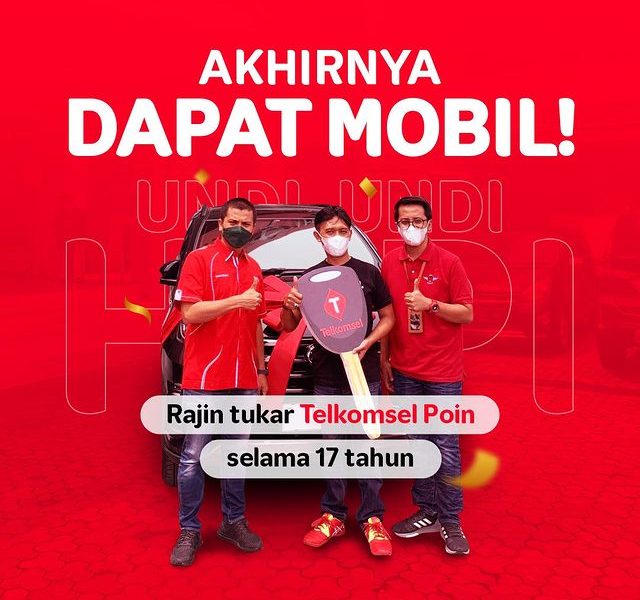 Pengalaman Menang Undian Mobil dari Tukar Poin Telkomsel