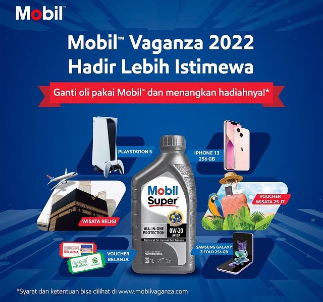 Promo Oli Mobil Vaganza 2022 Berhadiah Umroh, iPhone 13, PS 5, dll
