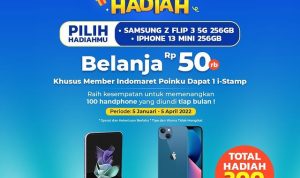 Promo Undian Indomaret Poinku Bagi-bagi Hadiah 300 Smartphone!