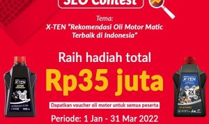 X-TEN Rekomendasi Oli Motor Matic Terbaik di Indonesia