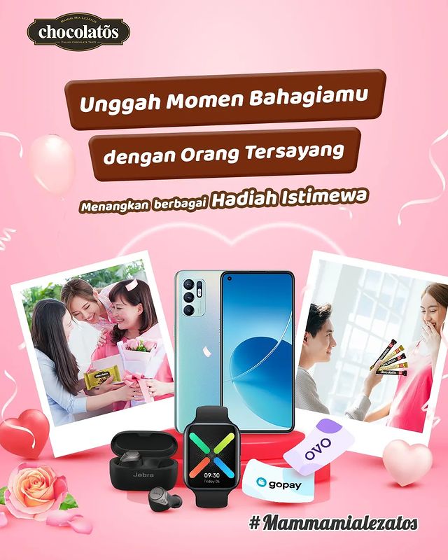 Chocolatos Pleasure Moment Valentine Berhadiah OPPO Reno 6