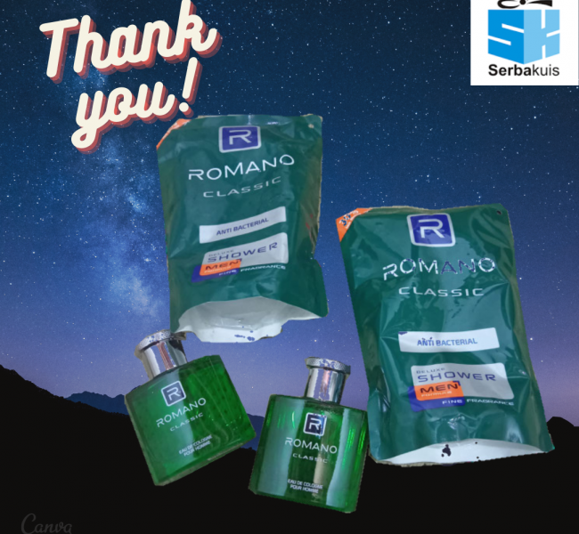 Hadiah Produk Romano dari Promo undian Romano Alfamart 2021