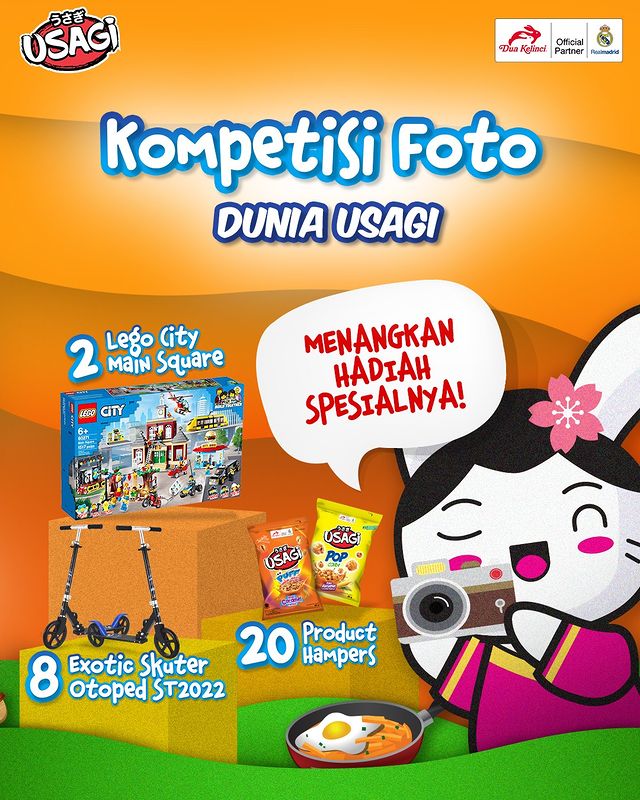 Kompetisi Foto Dunia Usagi Berhadiah Lego City, Otoped & Hampers