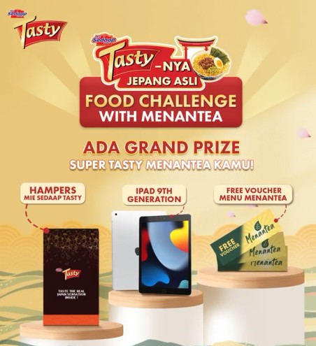 Kontes Video Makanan Menantea Berhadiah iPad 9, Hampers & Voucher