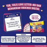 Kuis Biskies Valentine Berhadiah Voucher Digital Total 500K