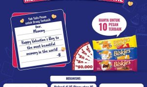 Kuis Biskies Valentine Berhadiah Voucher Digital Total 500K