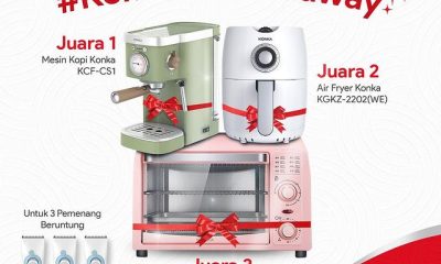 Kuis Konka 1st Berhadiah Mesin Kopi, Air Fryer & Oven Gratis